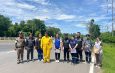 มหาสารคามจับมือภาคีเครือข่ายเข้มมาตรการ 3 ม 2 ข 1ร 1ท1 ย เพื่อรณรงค์ลดอุบัติเหตุบนท้องถนน