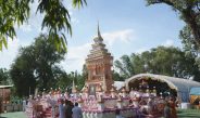 อำนาจเจริญ รัฐมนตรีประจำสำนักนายกรัฐมนตรี เป็นประธานพิธีพระราชทานเพลิงศพ พระครูประโชติจันทคุณ อดีตเจ้าอาวาสวัดสว่าง อำเภอพนา