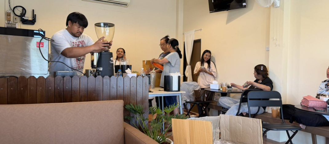คอกาแฟสดบางสะพานน้อย แห่ชิมสูตรเด็ดอเมริกาโน่น้ำตาลเกสรมะพร้าว