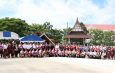 กาฬสินธุ์ ม.กาฬสินธุ์นำนักศึกษาจัดพิธีศักดิ์สิทธิ์บวงสรวงศาลย่าเหี่ยนหลังใหม่