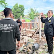 “นายกดำรงเกียรติ กิตติประภัสร์” ทต.เด่นชัย ลุยโครงการซ่อมแซมและปรับปรุงบ้านภายใต้โครงการซ่อมแซมบ้านผู้สูงอายุฯ