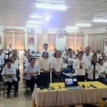 สถาบันพลังจิตตานุภาพสาขา 125 มหาวิทยาลัยมหาสารคามรวมพลังทีมวิทยากรจัดอบรมชินสาสมาธิการทำสมาธิเพื่อชนะใจตนเองที่โรงเรียนผู้สูงอายุเทศบาลตำบลเขวาอำเภอเมืองจังหวัดมหาสารคาม