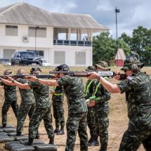กาญจนบุรี – กรมหทารราบที่ 29 กองพลทหารราบที่ 9 จัดการฝึกเพิ่มพูนทักษะการใช้ปืนลูกซองต่อต้านอากาศยานไร้คนขับ พัฒนาขีดความสามารถการรบให้กับกำลังพลของหน่วย