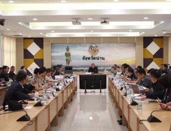 สทนช. ขับเคลื่อนการบริหารจัดการน้ำจังหวัดน่าน เร่งเตรียมความพร้อมรับมือภัยแล้งและอุทกภัย