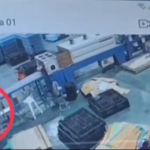 ปราจีนบุรี วงจรปิดจับภาพคนงานถูกเครื่องยนต์ Robot คีบเสียชีวิต