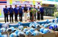กาญจนบุรี – ปลูกผังจิตสำนึก และสร้างวินัยจราจรแก่เยาวชน!! สโมสรโรตารี 8 สโมสร จังหวัดกาญจนบุรี จัดโครงการส่งเสริมความปลอดภัยในการใช้รถใช้ถนนโดยองค์กรโรตารี่ “Safe Roads Save Lives by Rotary” รณรงค์สวมหมวกกันน็อค
