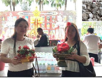 ปทุมธานี ท้าวเวสให้โชคสาวไทยใหญ่ 4 งวดติด ให้หนุ่มเจ้าของก๋วยเตี๋ยว 3 งวดติด