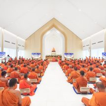 พระสังฆาธิการสุพรรณบุรี 165 รูป ร่วมปฏิบัติธรรม 7 วัน เสริมสมาธิ สร้างเอกภาพคณะสงฆ์