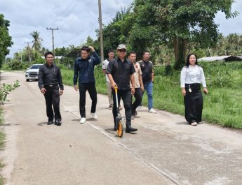 การประปาส่วนภูมิภาคประจวบคีรีขันธ์ สำรวจจุดติดตั้งระบบประปา แก้ไขปัญหาการขาดแคลนน้ำประปาในพื้นที่ตำบลห้วยทราย