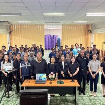 ปลอดภัยไว้ก่อน ! “นายกดำรงเกียรติ กิตติประภัสร์”ทต.เด่นชัย ร่วมพิธีเปิดโครงการอมรมกลุ่มเสี่ยงเพื่อป้องกันและควบคุม โรคเลบโตสไปโรซิล (โรคไข้ฉี่หนู) และโรคเมลิออยด์ (โรคไข้ดิน) ประจำปี 2569