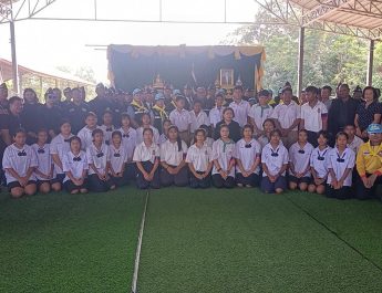 ปราจีนบุรี ทหารผ่านศึกจัดกิจกรรมอาสาเทิดทูนสถาบันพระมหากษัตริย์