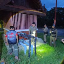 อุกอาจ! คนร้ายงัดห้องควบคุมระบบสูบน้ำสปริงเกอร์รดน้ำต้นไม้ของเทศบาล ตัดสายไฟเกลี้ยง เร่งล่าตัว