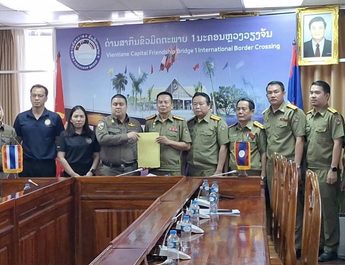 ลาวผลักดันกลับ 64 คนไทย หลังปราบเครือข่ายเว็บพนันในเวียงจันทน์