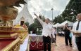 ปทุมธานี จัดงานสมโภชศาลหลักเมืองสุดยิ่งใหญ่ พ่อเมืองนำทีมข้าราชการและนางรำกว่าพันชีวิตรำบวงสรวงสะท้อนพลังศรัทธา