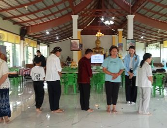 สถาบันพลังจิตตานุภาพสาขา 125 มหาวิทยาลัยมหาสารคามเปิดหลักสูตรวิทันตสาสมาธิห้องเรียนที่ 2 ที่วัดรักษ์ดอนสระหินตำบลเขวาใหญ่อำเภอกันทรวิชัยมหาสารคาม