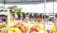 ฉะเชิงเทรา – คึกคัก พิธีบวงสรวง “วันคเณศจตุรถี” วัดโพรงอากาศ “จิรวัฒน์-ราเชน” แจกทานข้าวสาร-น้ำดื่ม กว่า 300 ชุด ให้ชาวบางน้ำเปรี้ยว