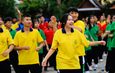 ลพบุรี ชาวลพบุรีปลุกกระแสส่งเสริมรักสุขภาพด้วยศิลปวัฒนธรรมไทยประยุกต์