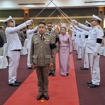 กาญจนบุรี : ผบก.กาญจน์จัดงานอำลาชีวิตราชการอย่างยิ่งใหญ่สมเกียรติ “จากน้องพลสมัคร สู่ดวงดาวแห่งเกียรติยศ 60 ปี” เชิดชู 44 ตำรวจเกษียณ