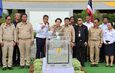 กาญจนบุรี : ผวจ.นำทุกภาคส่วนร่วมพิธีปล่อยพันธุ์สัตว์น้ำออนไลน์ ณ เขื่อนวชิราลงกรณ ในโอกาส 100 ปี กรมประมง เชื่อมสัญญาณร่วมกับส่วนกลาง