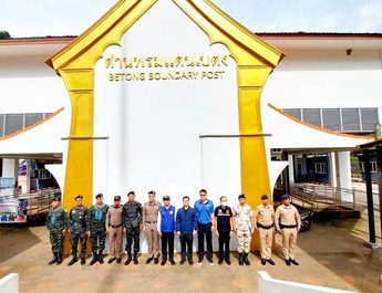 อำเภอเบตงต้อนรับคณะถ่ายทำกรมการปกครอง เผยแพร่ผลงานอำเภอดีเด่นชายแดนใต้สู่สายตาประเทศ