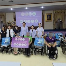 ขนส่งจังหวัดน่าน มอบอุปกรณ์ช่วยเหลือผู้พิการจากการประสบภัยทางถนน ประจำปีงบประมาณ พ.ศ. 2569