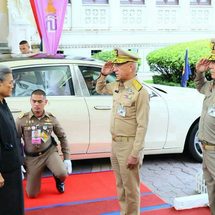 สุขสมรวย รัฐมนตรีประจำสำนักนายกรัฐมนตรี เฝ้าฯ รับเสด็จ สมเด็จพระกนิษฐาธิราชเจ้า กรมสมเด็จพระเทพรัตนราชสุดาฯ สยามบรมราชกุมารี ทรงเป็นองค์ประธานการประชุมคณะกรรมการอำนวยการจัดงานพระราชพิธีถวายพระเพลิงพระบรมศพฯ ครั้งที่ 2/2569