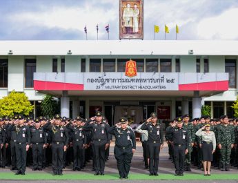 (สุรินทร์) มทบ.25 จัดกิจกรรมเคารพธงชาติไทยและร้องเพลงชาติไทย เนื่องในวันพระราชทานธงชาติไทย 28 กันยายน (Thai National Flag Day) ประจำปี 2569
