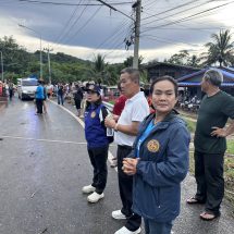 ฝนตกน้ำป่าไหล่ล่าท่วมบ้านประชาชนต้องอพยบนอนวัด30ครัวเรือน
