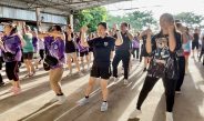 นครนายก – นายอำเภอพาเต้นแอโรบิก ขยับกาย เสริมสุขภาพ สร้างความสุขให้ชุมชน