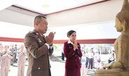 “พล.ต.ต.กฤษดา พันธ์เกษม”ผบก.ภ.จว.แพร่ เข้านมัสการและสักการะสิ่งศักดิ์สิทธิ์ประจำจังหวัดแพร่ เนื่องในโอกาสเข้ารับหน้าที่