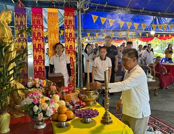 เทศบาลเมืองแพร่ ร่วมพิธีเปิดงานเทศกาลเจ ส่งเสริมให้ประชาชนร่วมถือศีลกินเจ ละเว้นการบริโภคเนื้อสัตว์