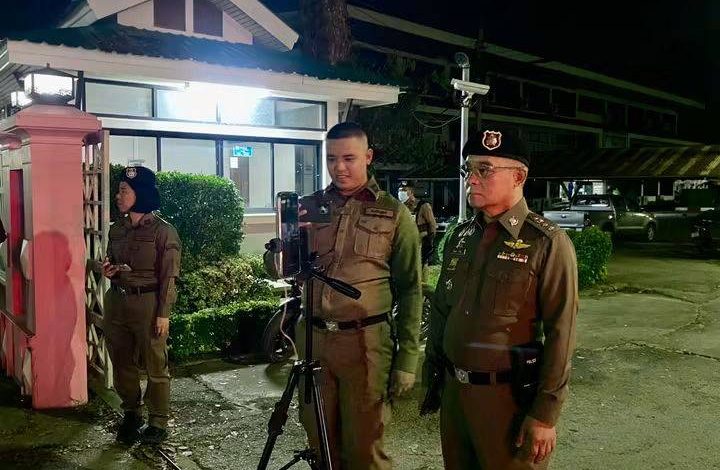 พ.ต.อ.นิรันดร์ คำตั๋น รองภ.จว.แพร่ “ตรวจเยี่ยม” จุดตรวจค้นเครือข่ายใยแมงมุม สภ.เมืองแพร่ ตามแผนวิเคราะห์อาชญากรรม