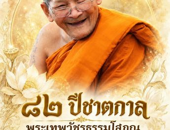 กาฬสินธุ์-พร้อมทำบุญใหญ่ น้อมถวายมุทิตาสักการะ พิธีทำบุญอายุวัฒนมงคล 82 ปี หลวงปู่ศิลา สิริจนฺโท