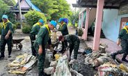 ลพบุรี ทหารรบพิเศษ ไม่ทิ้งประชาชน นำจิตอาสา ผนึกกำลังฟื้นฟูสถานศึกษา หลังน้ำลด