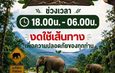 กาญจนบุรี : อช.ทองผาภูมิ เตือนระวังช้างป่า เส้นทาง 399 โค้ง มุ่งหน้าบ้านอีต่องแหล่งท่องเที่ยวชื่อดัง แนะ เวลา 18.00-06.00 น.งดเดินทาง หลังศาลเข้าพ่อเขายาวถูกทำลาย