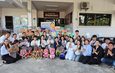 “ มูลนิธิธรรมอุทยานหลวงปู่ศิลา สิริจันโท ” พร้อมคณะศิษย์ มอบสิ่งของช่วยเด็กกำพร้าบ้านแคนทอง