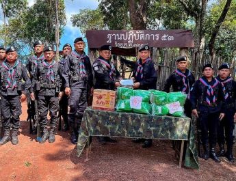 ผู้บังคับบัญชาเคียงข้างกำลังพล ลงพื้นที่ตรวจเยี่ยมบำรุงขวัญ เติมกำลังใจ เสริมความพร้อมทุกภารกิจชายแดน