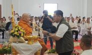สองพิธีสำคัญแห่งศรัทธา! สมเด็จพระมหาธีราจารย์–หลวงปู่ศิลา ร่วมเบิกเนตรพระศรีอริยเมตไตรยฯ อีกหนึ่งพิธีหลวงปู่ศิลาเมตตาเบิกเนตรพระพุทธรูปในสวนไม้พุทธประวัติ เสริมสิริมงคลพืชสวนโลกอุดรฯ